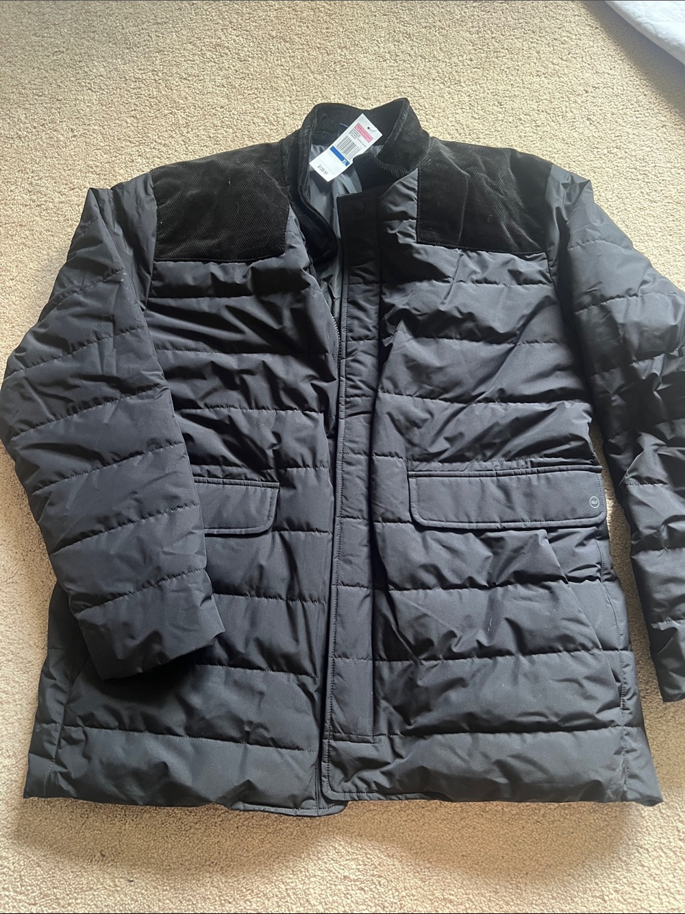 Vineyard Vines Men's Black Quilted Puffer Jacket